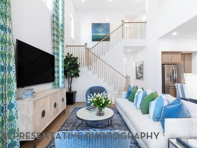 Living area at 150 High Rock PASS - 4 bed 3 bath home