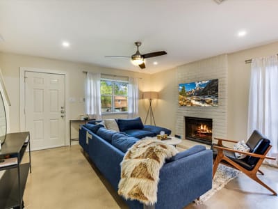 Primary bedroom at 1501 Cinnamon PATH Unit #A & B - Cinnamon Ridge, Austin, TX