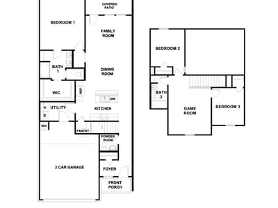 Living area at 15012  Welsh Cob Rd  #B - 3 bed 2 bath home