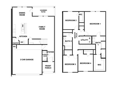 Living area at 15016-A Afleet Alex ST - 4 bed 2 bath home
