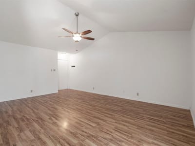 Living area at 1503 W Braker LN Unit #A - 2 bed 1 bath home