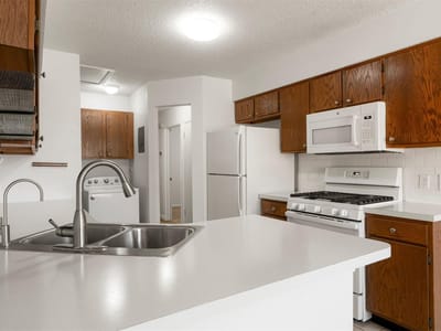 Kitchen at 1503 W Braker LN Unit #A - 2 bed 1 bath home