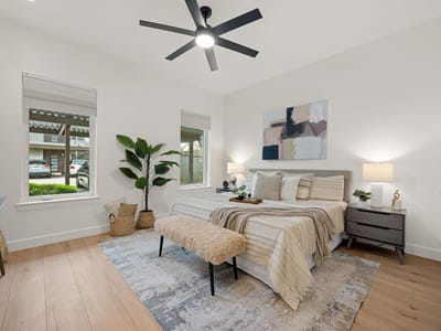 Primary bedroom at 1504 Collier ST Unit #7 - 1 bed 1 bath home