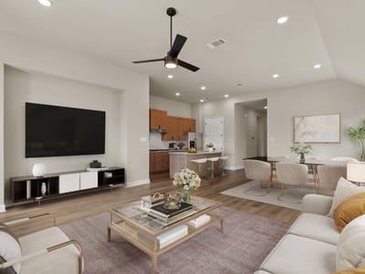 Living area at 1505 Corduroy LN - 4 bed 2 bath home