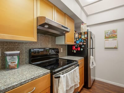 Kitchen at 1509 W 39th 1/2 ST Unit #208 - 1 bed 1 bath home