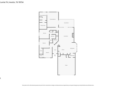 Primary bedroom at 15110 Lariat TRL - 4 bed 3 bath home