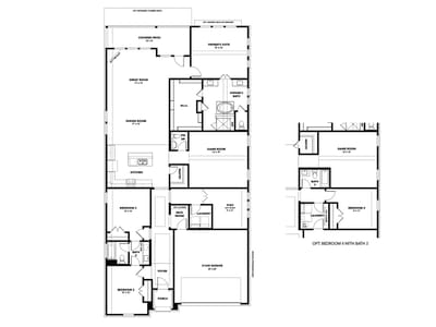 Living area at 15121 Peach Rise DR - 4 bed 3 bath home