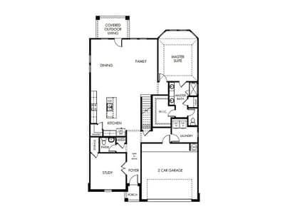Living area at 152 Coopers Hawk CRST - 4 bed 2 bath home