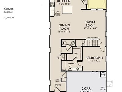Living area at 152 Ranier WAY - 4 bed 3 bath home