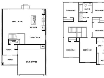 Living area at 153 Wyatt WAY - 5 bed 2 bath home