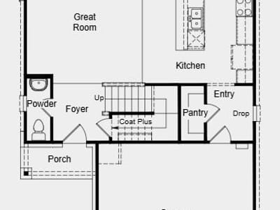 Living area at 158 Bayou Mint Blvd - 3 bed 2 bath home