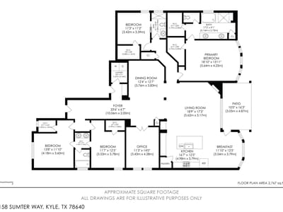Primary bedroom at 158 Sumter Way ST - 4 bed 3 bath home