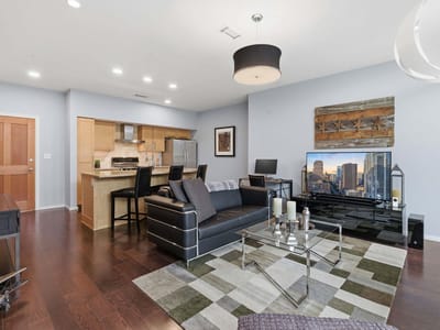 Kitchen at 1600 Barton Springs Rd Unit #1106 - 1 bed 1 bath home