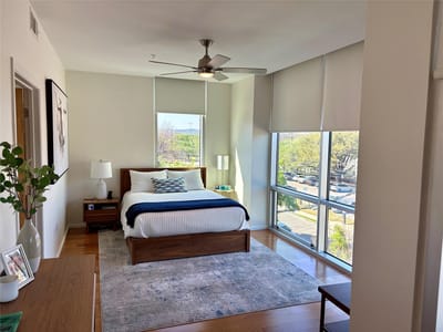 Living area at 1600 Barton Springs RD Unit #1301 - 3 bed 3 bath home