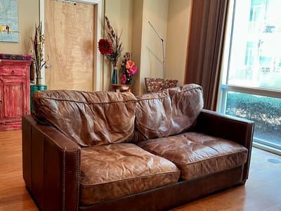 Primary bedroom at 1600 Barton Springs Rd Unit #3102 - 2 bed 2 bath home