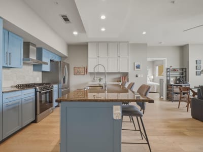 Primary bedroom - 1600 Barton Springs Rd Unit #4305 Primary bedroom at 1600 Barton Springs Rd Unit #4305 - 2 bed 2 bath home