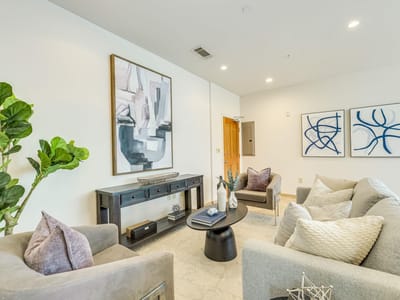 Living area - 1600 Barton Springs Rd Unit #5301 Living area at 1600 Barton Springs Rd Unit #5301 - 2 bed 2 bath home