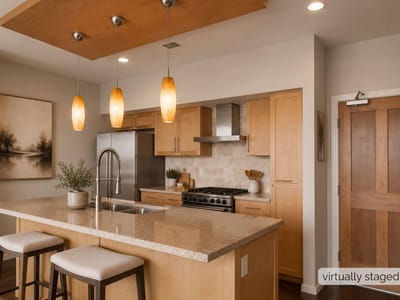 Living area at 1600 Barton Springs RD Unit #5610 - 1 bed 1 bath home