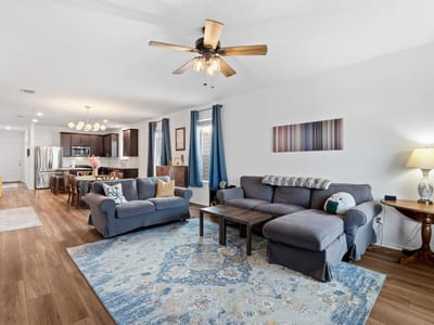 Living area at 1600 Hope Ranch RD - 4 bed 2 bath home