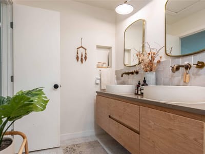 Bathroom at 1601 Faro DR Unit #1303 - 2 bed 1 bath home