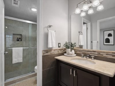 Bathroom at 1601 Faro Dr Unit #704 - 2 bed 2 bath home