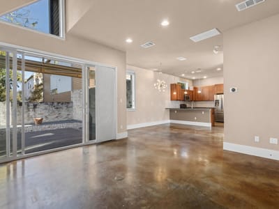 Primary bedroom at 1601 Houston ST Unit #3 - 3 bed 2 bath home