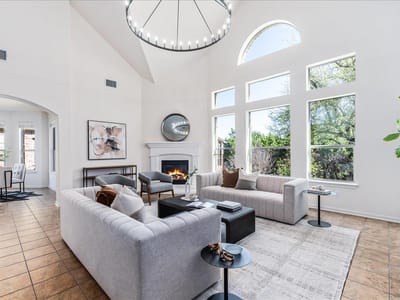 Living area at 16017 Snowdonia CV - 5 bed 3 bath home