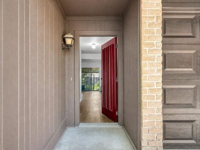 Primary bedroom at 1602 Cushing Park Dr - 3 bed 2 bath home
