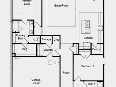 Living area at 1608 Jonas CV - 5 bed 2 bath home