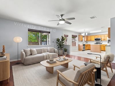 Living area at 1608 Melibee TRL - 3 bed 2 bath home