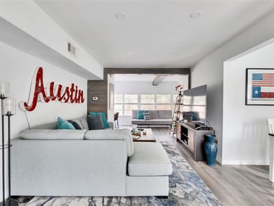 Living area at 16108 Aqua Azul Path - 2 bed 2 bath home