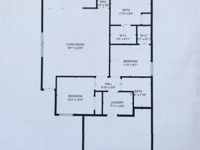 Living area at 1616 Treeta TRL - 3 bed 2 bath home