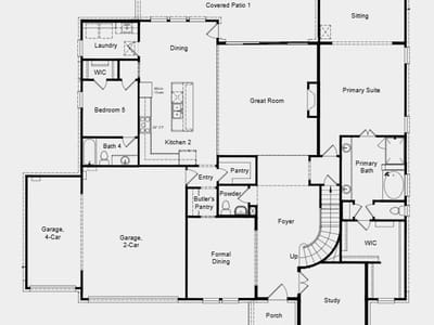 Living area at 1617 Caracalla CV - 5 bed 4 bath home