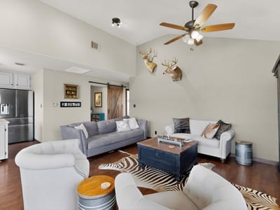 Living area at 1619 Althaus Ranch RD - 2 bed 2 bath home