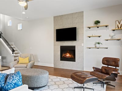 Living area at 16208 Sydney Carol Ln - 4 bed 2 bath home