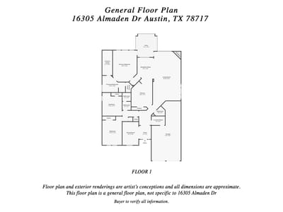 Primary bedroom at 16305 Almaden DR - 3 bed 2 bath home