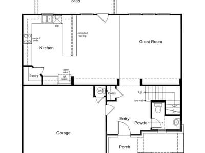 Kitchen at 1640 River Plateau DR - 3 bed 2 bath home