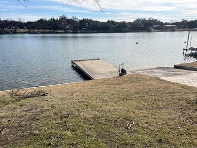 Primary bedroom at 1645 Cree Trl - Granite Shoals Lake Shore, Kingsland, TX