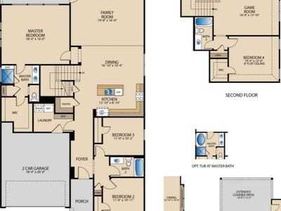 Primary bedroom at 166 Wagon Spoke WAY - 4 bed 3 bath home