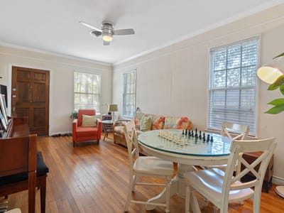 Living area at 1700 Northwood Rd - Brykerwoods C, Austin, TX