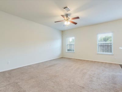 Primary bedroom at 1701 S Bell Blvd Unit #402 - 3 bed 2 bath home