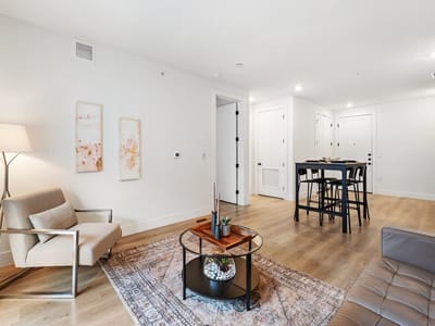 Bathroom at 1701 Simond Ave Unit #201 - 1 bed 1 bath home