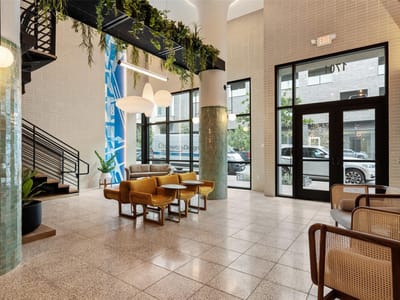 Kitchen at 1701 Simond Ave Unit #206 - 2 bed 2 bath home