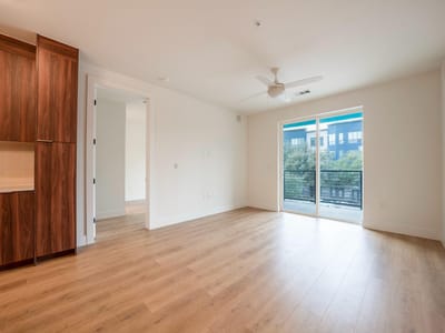 Primary bedroom at 1701 Simond Ave Unit #212 - 2 bed 2 bath home