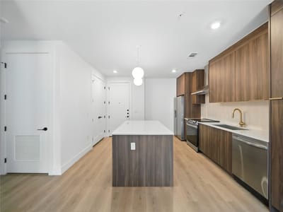 Bathroom at 1701 Simond Ave Unit #302 - 1 bed 1 bath home