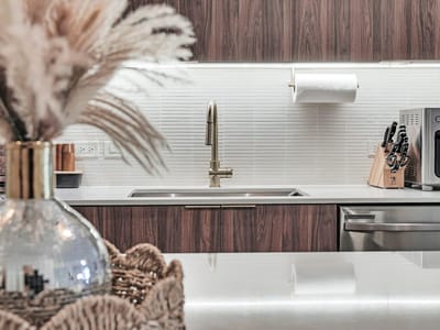 Bathroom at 1701 Simond Ave Unit #304 - 2 bed 2 bath home