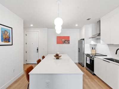 Kitchen at 1701 Simond Ave Unit #305 - 2 bed 2 bath home
