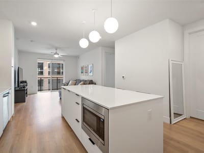 Kitchen at 1701 Simond Ave Unit #305 - 2 bed 2 bath home