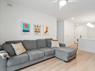 Bathroom at 1701 Simond Ave Unit #305 - 2 bed 2 bath home