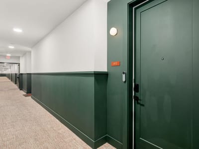 Kitchen at 1701 Simond Ave Unit #612 - 1 bed 1 bath home